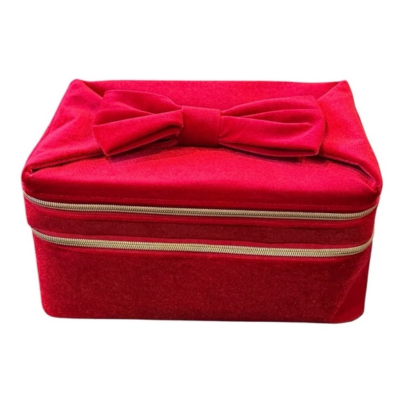ESTEE LAUDER Red Bow Train Case 2024 NEW - Picture 1 of 5